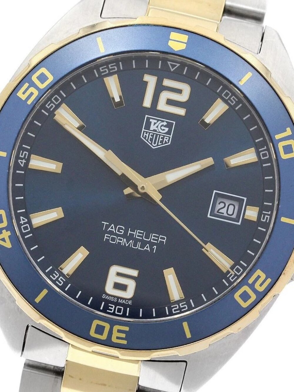 TAG HEUER Formula 1 WAZ1120 Date blue Dial Quartz Men's Watch_901958